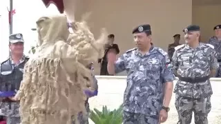 قوات الدرك      يوم تدريبي لاحدى كتائب قوات الدرك دندنها