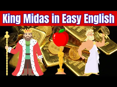 Learn English by Listening: King Midas and the Golden Touch - Beginner Comprehensible Input