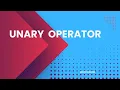Unary Operators in JavaScript Explained - - typeof Easy Coding 101