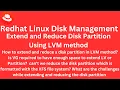 Class 14 - Redhat Linux Disk Management