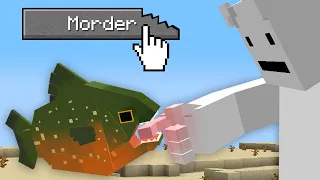 Virei uma PIRANHA no Minecraft