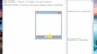 Python List Box Open File Dialog