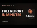 Claude AI Research Mode Explained - Reports in Minutes