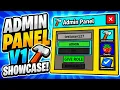 ADMIN PANEL V1 SHOWCASE GIVE ACCESS EVENTS ANNOUNCEMENTS Roblox Studio Lite