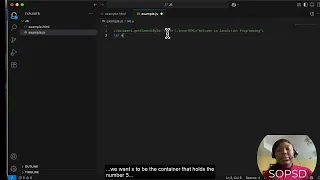 Week 1 - Lesson 2 JavaScript Variables and Comments