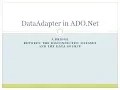 5 - DataAdapter in ADO Net