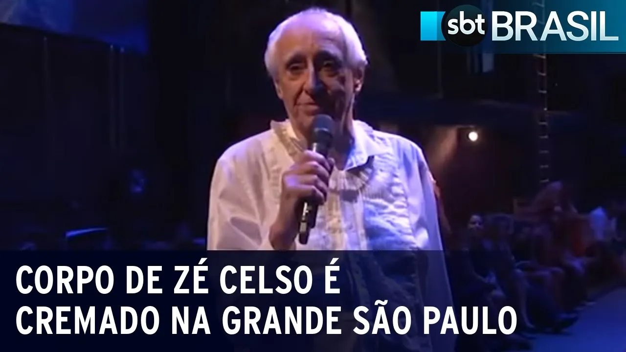 Corpo de Zé Celso é cremado na grande São Paulo | SBT Brasil (07/07/23)