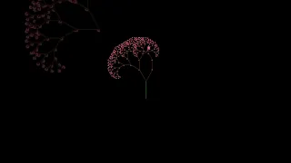 Blooming cherry blossoms with Python s Turtle