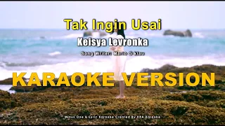 keisya levronka tak ingin usai karaoke hq with backing vocal 