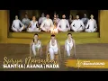 12 rounds of Surya Namaskar with mantra lyrics, chant \u0026 yoga music |  Sun Salutation