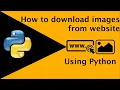 How to download url image using Python3