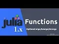 Julia 1 0 Tutorial - Functions