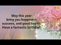 Birthday wishes messages/ Happy birthday wishes messages