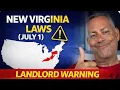 New Virginia Landlord Laws July 1st - What Investors MUST Know Before It s Too Late