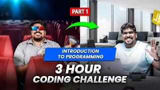 Part 1 Introduction To Programming 3-Hour Coding Challenge
