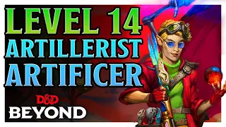Character Sheet Tour - Level 14 Ultimate Support Artillerist Artificer