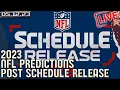 2023 NFL Schedule Release In-Depth Predictions and Analysis ESPN Radio Asheville LIVE 05 12 23