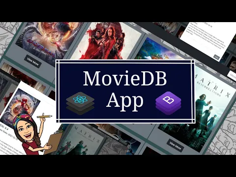 MovieDB App in React JS Fetch Data from an API