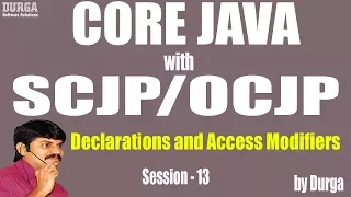 Core Java With Declarations and Access Modifiers Part-13 interfaces-3