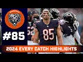Cole Kmet EVERY CATCH 2024 Season Highlights Chicago Bears Caleb Williams