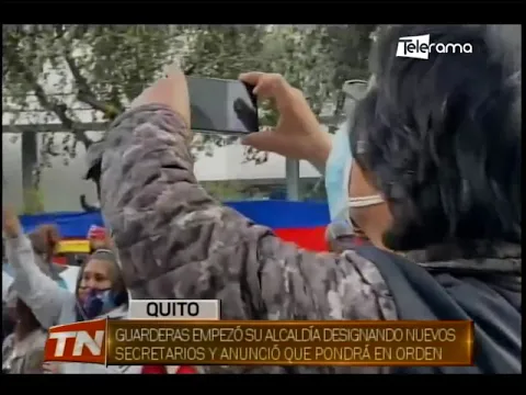 Guardera empezó su alcaldía designado nuevos secretarios y anunció que pondrá en orden