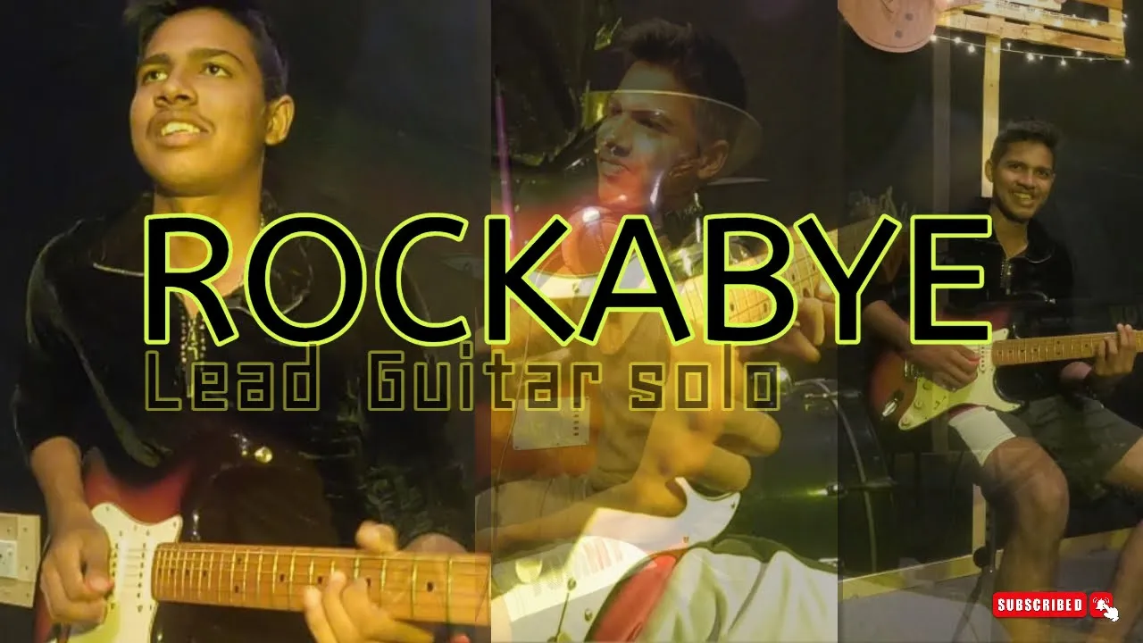 Rockabye Baby Lead Guitar Solo | Covered by Sweth Perera