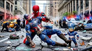 Unexpected Team-Up Spider-Man and What Happened to Captain America Superhero Short Film