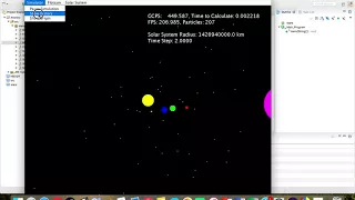 Star Field Java GUI Project