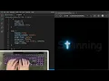 ASMR Programming - Glowing Text Animation Effect using HTML CSS