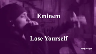 Eminem Lose Yourself Lyric Video Slowed Screwed 