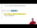 C Basics with NET Core S1P25 Navigation shortcut Our ReadLine Method explained in details