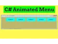 C - Create Animated Menu With Buttons In C With Source Code