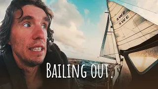 SOLO SAILING ACROSS THE ATLANTIC: Knowing when to quit. #114