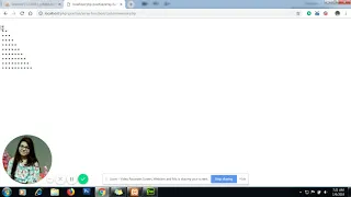 PHP for beginners Printing pattern using nested for loop
