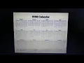 Calendar 1998