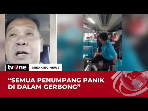 Penumpang KA Turangga Menceritakan Detik-detik Tabrakan Kereta Terjadi