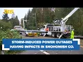 Storm-induced power outages impact Snohomish County schools shelters