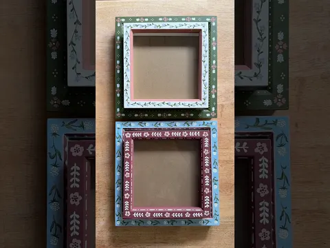 Hand painting cottagecore frames #cottagecore #handpainted #cottagecoreaesthetic