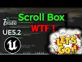 WTF Scroll Box Use Unreal Engine 5 2 Widget Scroll Box Use With Blueprint Code