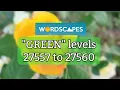 WILDLIFE in Wordscapes GREEN MASTER levels 27557 to 27560 gameplay Answers Solutions