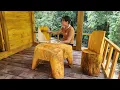 Download Lagu How to make complete solid wood table and chairs | Lý Thị Viện