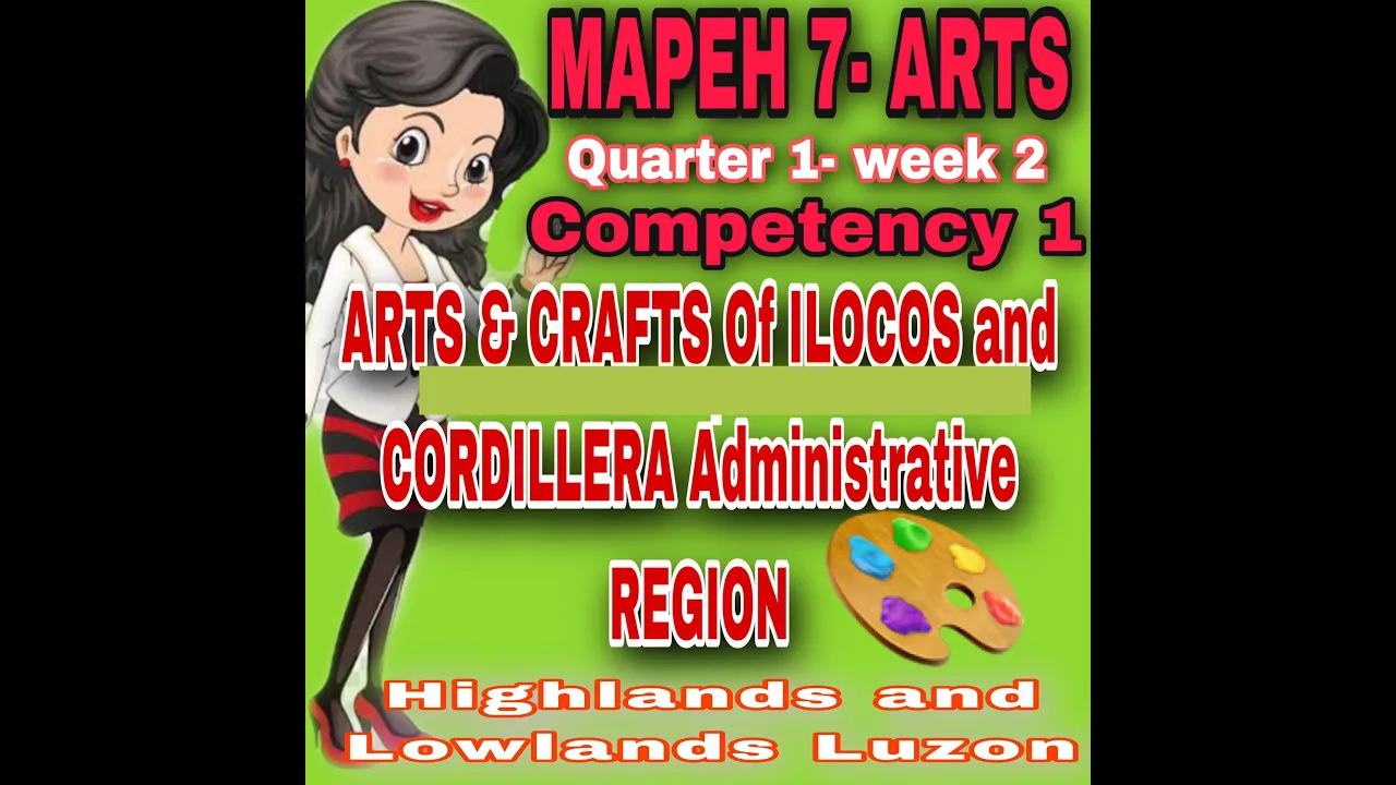 MAPEH 7 - Arts ( Arts and Crafts of Ilocos Region and Cordillera Administrative Region )