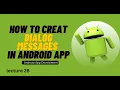 Creating Dialog Messages in Android App Lecture 28