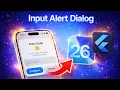 iOS 26 Verification Code Input Alert Dialog in Flutter PIN Code UI Tutorial