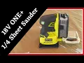 Ryobi 18V ONE Sheet Sander Another Unboxing Because Who Doesn t Want More Tools