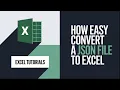 How to Convert JSON File to Excel Using a Built-in Tool No Coding Needed