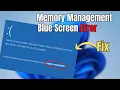 How to Fix Memory Management Blue Screen Error on Windows