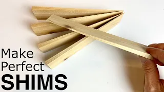 How to Make SHIMS quickly easily perfectly DIY
