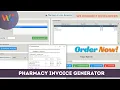 Pharmacy Invoice Generator in Python Tkinter Billing System with Excel PDF Thermal Print