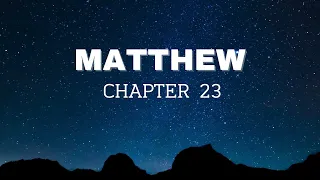 Matthew Chapter 23 - English Standard Version ESV Bible